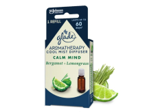 Difuzér Glade Aromatherapy Cool Mist Calm Mind Bergamot + náplň esenciálneho oleja Lemongrass 17,4 ml