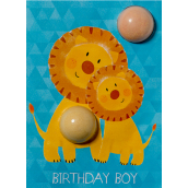 Bomb Cosmetics Birthday Boy Lion Šumivá karta s balistikou 2 x 15 g