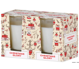 Emocio Christmas Glory - Cookie and Cream vonná svíčka sklo 52 x 65 mm 2 kusy v krabičce