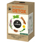 Leros Herbal Detox bylinný čaj na detoxikáciu organizmu 20 x 1,5 g