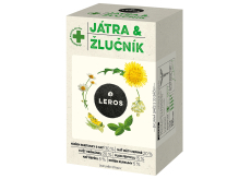 Leros Pečeň a žlčník bylinný čaj na podporu správnej funkcie pečene a žlčníka 20 x 1,5 g