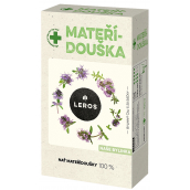 Leros Materina dúška bylinný čaj prispievajúci k normálnej funkcii dýchacej sústavy a bezproblémovému tráveniu 20 x 1,5 g