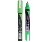 Uni Mitsubishi Chalk Marker kriedový popisovač fluo zelený 1,8-2,5 mm, PWE-5M