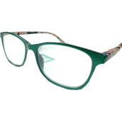Berkeley Dioptrické okuliare na čítanie +3,0 plastové zelené farebné chrániče 1 kus MC2193