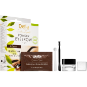 Delia Cosmetics Eyebrow Expert Henna powder farba na obočie 4.0 hnedá 4 g
