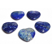 Lapis Lazuli Hmatka, liečivý drahokam v tvare srdca prírodný kameň 3 cm 1 kus, kameň harmónie