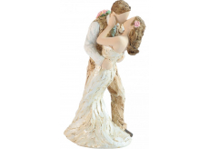 Arora Design Milujte a uchovávajte si spomienku na svoj svadobný deň Figúrka z živice 14,5 cm