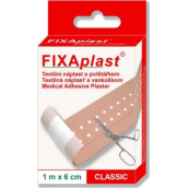 Textilná náplasť Fixaplast Classic s vankúšom 1 m x 6 cm