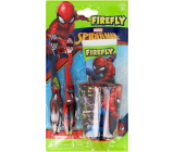 Zubná kefka Firefly Spiderman 2 ks + zubná pasta 75 ml + pohár, kozmetická súprava pre deti