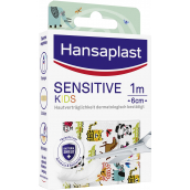Hansaplast Sensitive Kids Pets náplasť s detským motívom 1 m x 6 cm