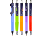 Spoko Triangle guľôčkové pero, modrá náplň, 0,5 mm 1 ks rôzne farby