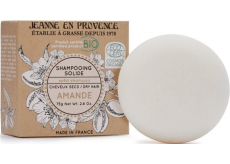 Jeanne en Provence Amande - Mandľový BIO tuhý šampón na suché vlasy 100 g