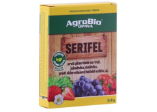 AgroBio Serifel fungicíd proti šedej plesni na viniči, jahodách, malinách, proti sklerotíniovej hnilobe šalátu 3 x 5 g
