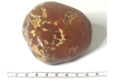 Jaspis Brekcie Tromlovaný prírodný kameň 280 - 340 g, 1 kus, kameň pozitívnej energie