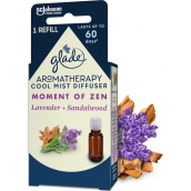 Glade Aromatherapy Cool Mist Diffuser Moment Of Zen Levanduľa + Sandalové drevo esenciálny olej 17,4 ml