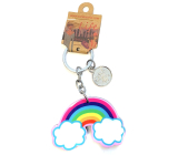 Albi Prívesok na kľúče Life Rainbow s mrakom 1 kus