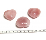 Růženin Hmatka, liečivý drahokam v tvare srdca prírodný kameň 4 cm 1 kus, kameň lásky