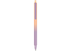 Colorino Gumovacie pero Pastelová oranžovo-fialová, modrá náplň 0,5 mm