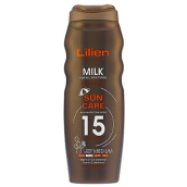 Lilien Sun Active SPF15 vodoodolné mlieko na opaľovanie 200 ml