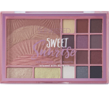 Sunkissed Sweet Sunrise Ultimate Face Palette paleta očných tieňov 12 x 0,95 g + rozjasňovač 2 x 1,75 g + rúž 17,5 g