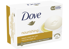 Dove Nourishing Moroccan Argan Oil krémové toaletné mydlo s arganovým olejom 90 g