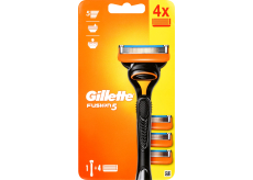 Gillette Fusion5 holiaci strojček + náhradné hlavice 4 kusy, pre mužov