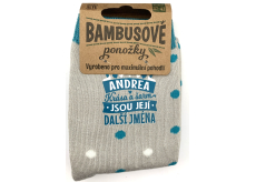 Albi Bambusové ponožky Andrea, veľkosť 37 - 42