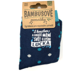 Albi Bambusové ponožky Lucka, veľkosť 37 - 42