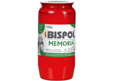 Bispol Memoria olejová sviečka červená, doba horenia 48 hodín 105 g