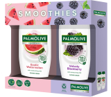 Palmolive Smoothies Exotic Watermelon sprchový krém 500 ml + Velvety Blackberry sprchový krém 500 ml, kozmetická sada pre ženy