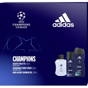Adidas UEFA Champions League Edition VIII toaletní voda 100 ml + deodorant sprej 150 ml + sprchový gel 250 ml, dárková sada pro muže