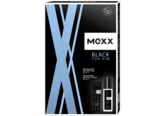 Mexx Black Man parfumovaný dezodorant 75 ml + sprchový gél 50 ml, kozmetická sada pre mužov