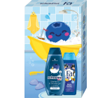 Schauma Kids Boy Blueberry 2v1 šampón a sprchový gél 400 ml + Fa Kids Pirate Fantasy šampón a sprchový gél 250 ml, kozmetická sada pre deti