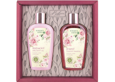 Bohemia Gifts Rosehip and Rose Cream Shower Gel 250 ml + Gentle Hair Shampoo 250 ml, kozmetická sada pre ženy