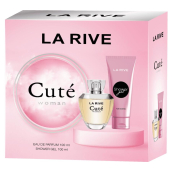 La Rive Cuté parfumovaná voda 100 ml + sprchový gél 100 ml, darčeková súprava pre ženy