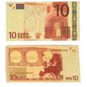 Talisman Zlatá plastová bankovka 10 EUR