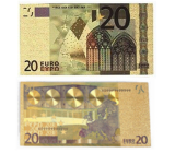 Talisman Zlatá plastová bankovka 20 EUR