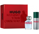Hugo Boss Hugo Man toaletná voda 75 ml + dezodorant v spreji 150 ml, darčeková súprava pre mužov
