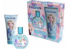 Disney Frozen Elsa toaletná voda 50 ml + trblietavé telové mlieko 150 ml, darčeková sada pre deti