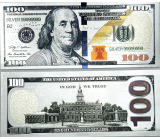 Postriebrená dolárová bankovka Talisman 100 USD 1