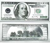 Postriebrená bankovka 100 USD Talisman