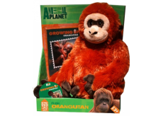 EP Line Animal Planet Orangutan plyšová hračka s DVD, doporučený věk 3+