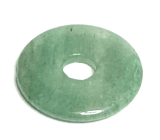 Aventurín zelený Donut prírodný kameň 30 mm, kameň šťastia