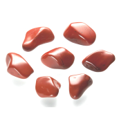 Jaspis červený Tromlovaný prírodný kameň, cca 3 cm 1 kus, plná starostlivosť o kameň