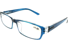 Berkeley Čtecí dioptrické brýle +1 plast modré 1 kus MC2062