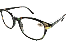 Berkeley Dioptrické okuliare na čítanie +2,5 plastové modré, zeleno-hnedé 1 kus MC2198