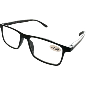 Berkeley Dioptrické okuliare na čítanie +2,5 plastové čierne, čierne károvane rámiky 1 kus MC2250
