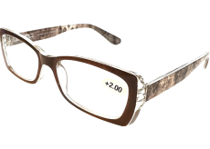 Berkeley Čtecí dioptrické brýle +2 plast hnědé 1 kus MC2249