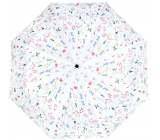 Albi Originálny skladací dáždnik Lúčne kvety 25 cm x 6 cm x 5 cm