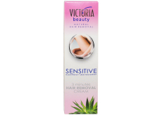 Victoria Beauty Sensitive 3-minútový depilačný krém s Aloe Vera 100 ml
